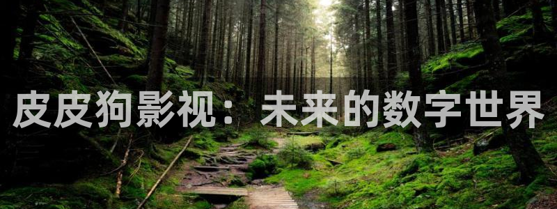 樱桃茄子视频：皮皮狗影视：未来的数字世界